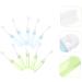 CLISPEED 40 pcs Portable Folding Toothbrush Cleaning Brush - Travel Size | International Shipping Available - Buy Online on GoSupps.com