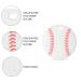 Baby Sport Teething Toy | BPA Free Silicone Teether for Pain Relief | Freezer Safe Teething Egg - Baseball Design - Buy Online on GoSupps.com