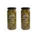 Sanniti Blue Cheese Stuffed Olives, Net Weight 16 oz - Drained Weight 10 oz (Pack of 2)