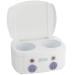 SATIN SMOOTH Professional Double Wax Warmer - Fast Heating Dual Pot Waxing System - Buy Online on GoSupps.com