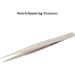 Electronic Maintenance Tweezers for Watch Repair, Sewing, Beading, DIY Craft & Cell Phone Repair (Straight Pointed with Hairspring) - Shop Now! - Buy Online on GoSupps.com