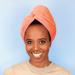 Sleek'e Microfiber Hair Wrap - Ultra Absorbent and Soft Spa-Quality Anti-Frizz Turban Twist Hair Towel Reduces Drying Time by 50% for Healthier Hair (Coral) - Buy Online on GoSupps.com