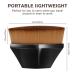 Auauy Foundation Brush - Flat Liquid Makeup Brush with Storage Box | Seamless Magic Blush Brush for Flawless Application - Portable Design (Black) - Buy Online on GoSupps.com