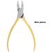 Toe Nail Clipper Angled Ends Streamlined Handle Not Easy to Rust Remove Edges of Nails Cuticle Clipper for Hand(Tyrant Gold) - Buy Online on GoSupps.com
