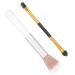 GOOHOCHY 2pcs Makeup Brush Eyeshadow Brush Eyeshadow Smudge Brush Cosmetic Eye Brush Eye Tool Brush Wool