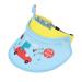 Happy Cherry - Children's Tennis Cap with Adjustable Visor Girl Boys Summer Sonnen Hut Sun Blyings UV Protection Sports Hut Sun Protection Sun Visor for Baseball Golf Running Joggen Beach Unity Size Light Blue2