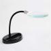 5X Metal Hose Desktop Metal Base LED Light Magnifier with Reading Light map Newspaper etc Made in China