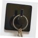 Alipis Stainless Steel Hooks Suction Hooks Wall Mount Single Hooks Hook up European Style Wall Hanging medium Black - Buy Online on GoSupps.com
