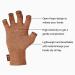Duerer Arthritis Compression Gloves for Women and Men - Pain Relief for Rheumatoid, RSI, Carpal Tunnel - Brown (Size L) - Buy Online on GoSupps.com