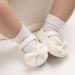 LACOFIA Baby Girls Anti-Slip First Walking Shoes - Infant Bowknot Mary Jane Princess Party Shoes for 6-12 Months - White - Buy Online on GoSupps.com