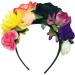 Mexican Rose Flower Crown Headband Halloween Party Flower Hairbands Costume Headpiece Headgear for Halloween Cosplay Carnival Party - Buy Online on GoSupps.com