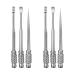 Healifty 6 pcs ear cleaning spoon Stainless Steel Toothpicks Ear Wax Picking Tool Stainless Steel Ear 1