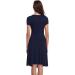 Irdcomps Women's Breastfeeding Nightdress Maternity Nursing Nightgown - Casual Navy Blue - Buy Online on GoSupps.com