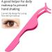 Buy 1 Pc Pink False Eyelashes Tweezer - Professional Makeup Tools for Mink Eyelash Application - Buy Online on GoSupps.com