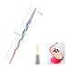 MWoot 10-Part Nail Brush Set | Nail Art Painting & Drawing Brushes for UV Gel & Acrylic Fingerails | Nail Liner Brushes & Accessories for Pedicure & Manicure - Buy Online on GoSupps.com