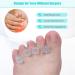 Bunion Corrector & Toe Separator Gel Pad for Hallux Valgus Relief | Forefoot Cushion & Hammer Toe Alignment Socks for Women Men - Buy Online on GoSupps.com