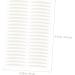 FOMIYES 60 Sheets Double Eyelid Sticker Double Sided Tape Eyelid Lift Strips Women Eyelid Stickers Eye Use - Buy Online on GoSupps.com