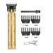 Razors Hot Retro T9 Electric Cordless Hairdresser Professional Haircut Trimmer Men's Hair Clipper Razor(GoldBuddha)