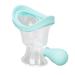 Eye Wash Cup, Silicone Squeeze Controllable Accurate Cleaning Eye Wash Cleaner Kit, Manual Air Pressure Eye Cleaning Cup for Visual Fatigue Makeup Residue(Blue)
