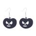 Feylie Halloween earrings Halloween earrings for women and girls creepy pumpkin cat network drop dripping earrings gothic costume party jewelry accessories 10