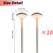 Amaxiu Fan Brushes for Facials Ultra Slim Soft Facial Fan Applicator Brushes Professional Blending Makeup Brush with Comfortable Wood Handle for Mask Mud Cream Makeup Esthetician(10 Pcs Wooden) - Buy Online on GoSupps.com