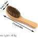 Premium Dusarls Boar Bristle Shaving Brush - Wood Handle Portable Barber Tool for Natural Beard Care - Buy Online on GoSupps.com