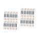 MAGICLULU 40 Pcs Latex Eye Shadow Stick Sponges Cosmetic Dual Sided Eyeshadow Brush Mackey Double Sided H3210