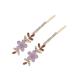Beatifufu 1 Pair Rhinestone Flower Hair Clip Hair Accessories Rhinestone Barrettes Hair Clips for Decorative Hairpins Bobby Pin Hair Barrettes Rhinestone Hair Clips