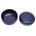 Premium Dark Blue Iron Shaving Bowl with Lid - Large Capacity Shaving Soap Mug for Effortless Lathering - Ideal for International Shipping - Buy Online on GoSupps.com