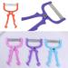 SOLUSTRE 3pcs Facial Hair Removal Spring Set for Women - Eyebrow, Face, and Upper Lip Threading Tool - Purple+Blue+Rosy - Buy Online on GoSupps.com