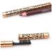 1pc Waterproof Eyebrow Pencil Double Sided Eyebrow Pencil With Brush Leopard Eyebrow Pen Smudge-proof Eye Makeup Comestic For Girl (3 Dark Brown) - Buy Online on GoSupps.com