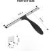 SetSail Stainless Steel Shower Squeegee - 10 Inches Black | Heavy-Duty Bathroom & Glass Door Cleaner with Non-Slip Handle - Buy Online on GoSupps.com