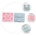Zerodeko 2pcs Cake Mold Keychain Silicone Molds Ice Cube Candy Muffin Top Pans for Baking Resin Molds Silicone Molds for Candles Candle Molds Rabbits Bunny Chocolate Mold Cartoon Silica Gel 15.9X14.1CM - Buy Online on GoSupps.com