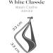White Classic Luxury Cotton Washcloths - 12 Pack - Hotel Spa Face Towel - Buy Online on GoSupps.com