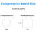 100 Count Mini Compressed Towel Set for Travel/Home/Outdoor Activities - Disposable Face & Soft Hand Wipe - Portable Coin Tissue (#1) - Buy Online on GoSupps.com