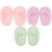 Alipis 3 Paires de Prot ge-Oreilles R utilisables en Silicone pour Teinture Capillaire Bonnets L gers Unisexes en Rose P le Violet P le Confortable pour Salon de Coiffure Bain et Usage