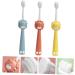 Foytoki 3-Piece Children's Toothbrush Set | Ergonomic Soft Bristles Beautiful Design | Perfect for Kids' Oral Care - Buy Now! - Buy Online on GoSupps.com