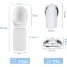 Wdmiya 550ml Portable Dog Drinking Bottle - Foldable Food-Safe Silicone Pet Water Bottle for Walks Travel & Hikes - Buy Online on GoSupps.com