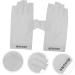 Healeved 2 Pairs Uv Gloves Nail Dryer Uv Glove Gel Manicure Gloves Fingerless Manicure Gloves Uv Shield Gloves Nail Gel Uv Nail Gloves Lamp Fabric Anti-uv White Women's - Buy Online on GoSupps.com