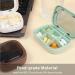 Buy Cute Travel Pill Case | Compact Daily Vitamin Box & Stylish Organizer | Portable White Pill Box for Medicines & Supplements - Buy Online on GoSupps.com