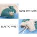 Magic Stretch Toddler Knitted Gloves with String | Cartoon Hanging Neck Design | Lined Fleece Thermal Mittens | Navy Blue (2-5Y) - Buy Online on GoSupps.com