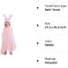 Cartoon Hooded Baby Towel | Premium Soft Bathrobe for 0-7T | Rabbit Design | 27.5 x 47 Inch - Buy Online on GoSupps.com