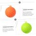 HomsfoU Handball Massage Ball Roller - Stress Relief & Muscle Recovery for Adults - Buy Online on GoSupps.com