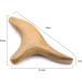 Healifty Trident Shaped Gua Sha Board - Natural Wood Scraping Massage Tool for Spa & Acupuncture - Buy Online on GoSupps.com