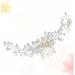Ipetboom Wedding Hair Comb Rhinestone Comb hair comb wedding Wedding dress pearl comb rhinestones rhinestone accessories bride headgear rhinestone hair comb Comb for Bridal dress Hair up - Buy Online on GoSupps.com