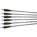 I-Sport 50pcs Turkey Feather Fletching 4''/5'' Right Wing Arrow Vanes for Wooden Bamboo Arrows - 5 Inches - Buy Online on GoSupps.com