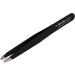 Buy Faude Professional Tweezers - Stainless Steel Eyebrow and Hair Pluckers | 9.8cm | Silk Touch Black Coating | Perfect for Fine and Ingrown Hairs - Buy Online on GoSupps.com