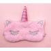 Shuiniba Unicorn Sleep Eye Mask 2 Pack - Cute Plush Blindfold for Kids, Adjustable Strap - Colorful and Pink - Buy Online on GoSupps.com