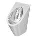 Household Items Vertical Stainless Steel Steel Urinal High-Efficiency Induction Flushing Men's Urinal Bathroom Accessories Urinal Suitable for Various Families Hotels Re (Single Piece Urinal)
