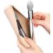 Silicone Travel Makeup Brush Holder - Portable & Dustproof Organizer for Makeup Brushes - Pink - Buy Online on GoSupps.com